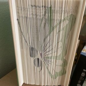 Handmade butterfly book.